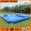 holiday square inflatable adult plastic pool with tent