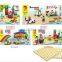 Wholesale Sand baseplate build on plastic building blocks toys 12*12 dots base plate Compatible with