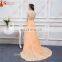Real pic Coral Color Bridesmaid Dresses 2016 A-line Chiffon Long Cheap Bridesmaid Dress vestido de festa curto