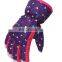 Custom waterproof winter ski gloves
