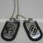 Factory sale military aluminum dog tag with ball chain