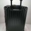 Sturdy Trolley Handle Large Hard Shell Suitcase Silver/ Black/ Rose