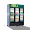 Guangzhou Supermarket Upright Display Fridge/ Beverage Refrigerated Showcase Cabinet/Soft Drink Display Cooler