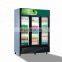 Guangzhou Supermarket Upright Display Fridge/ Beverage Refrigerated Showcase Cabinet/Soft Drink Display Cooler