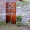 Laser cut corten steel garden gate