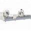 High efficiency CNC cutting machine aluminum window door making double head mitre saw