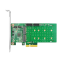 Linkreal Dual PCIe x1 to M.2 SATA RAID Controller Card