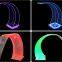 Free standing hanging colorful moon waterfall fountain