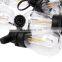 S14 led 48ft 15 sockets party edison bulb patio led solar string lights Waterproof