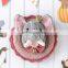 Yarncrafts Reindeer Head Shape Handmade Home Decor Animal Yarn Crochet Wall Hanging