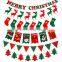 Factory price triangle home party colorful banners outdoor felt fabric banner for decoration