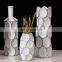 Creative design modern hotel home decoration artwork white resin flower vase for sale