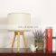 Burlywood Wooden table lamp modern industrial style nice look table lamps for home decor 2018 hot sale
