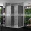 standing shower room frosted shower cabin black color frame classical style shower enclosure