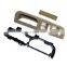 Beige 3 PCS LHD Switch Bezel+Handle Trim+Bracket For Jetta Golf Bora MK4