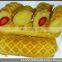 New Design 6 Pcs Hotdog Corn Crispy Machine Commercial Hotdog Waffle Maker