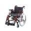 Manual folding aluminum wheelchair for disabled and elderly