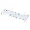 GF007 Rectangle clear mounting slatwall bathroom slatwall glass shelf support brackets