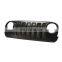 JL Style Black Mesh Car Front Grille  For Jeep Wrangler JK