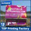 Custom outdoor playground decorate banner printing for football
