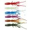 2.2g Luminous Soft Plastic shrimp fishing lure Lifelike lobster soft bait crawfish lure