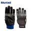 Mustad Fishing GL002 полнофингерные неопреновые проницаемые кожаные теплые перчатки для рыбалки, фитнеса и ловли карпа зимой, антискользящие GL