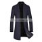 New woolen coat men's mid-length business casual men's woolen coat men's coat manufacturers custom wholesale autumn and winter