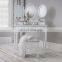 Monaco dressing table, stool and mirror, 7 drawers, 3 mirrors
