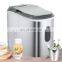 Silver Counter top Auto Self Cleaning Bullet Cube Small Ice Maker Making Machine