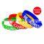 Colorful Sporty Silicone Bracelet Bangle With Custom Logo Wrist Bands Sport Customized Silicon Wristband