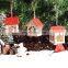 Eco Friendly Wholesale Luxury Best Selling Hanging Personalised Red Wood Christmas Decorations