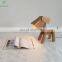 Hot sale wood dog table lamp creative design folding LED Children room lamp