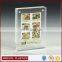Clear Acrylic Square Magnet Photo Frame Display Stand Plexiglass