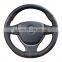 New product recommendation 100% cowhide woven soft non-slip cover 38cm general-purpose vehicle steering wheel cover