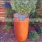 Customize Beautiful Not Coated corten steel metal flowerpot rectangular flowerpot planter