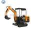 China supply 1t 1.5t 1.8t 2.5t mini crawler excavator, hydraulic digger for sale