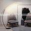Nordic Arc Shape Floor Lamp Modern Led Dimmable Remote Control Standing Lamp For Living Room Bedroom Study Room Decor Lighting
