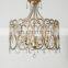 Modern Gold Chrome Luxury Crystal Electric Chandelier Pendant Lighting for Home Hotel Wedding Light