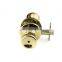 Popular Passage Safe tulip Tubular Door knob Lock without key for Home door