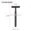 Custom cooper brass handle classic razor double edge safety shaving razor for men