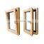 Australia Standard Aluminium Chain Winder Top Hung Window With Timber Reveal