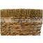Best Seller 3 Piece Straw Planters with Stand Set Removable Legs Grass Plant stand Storage Basket Plant Holder Wholesale
