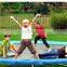 Kids play ground equipment outdoor mini 14ft 15ft 16ft trampoline with enclosure net