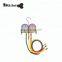 Manifold gauge for refrigeration system R134A R410