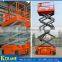 Self-propelled scissor lift, light duty lift table