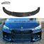F10 M Sport HM Style Carbon Fiber Front Lip Front Bumper Lip Front Splitter  For BMW 5 Series F10