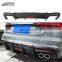 A4 S4 B9.5 LH Style Carbon Fiber Rear Diffuser With LightRear Bumper Lip For Audi A4 S4 B9.5 2020-2023