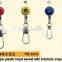 Big style plastic swivel clip and interlock fishing snap