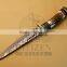 CITIZEN KNIVES, BEAUTIFUL CUSTOM HAND MADE DAMASCUS STEEL HUNTING BOWIE KNIFE