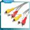 AV Audio video 3RCA to 3RCA Cable